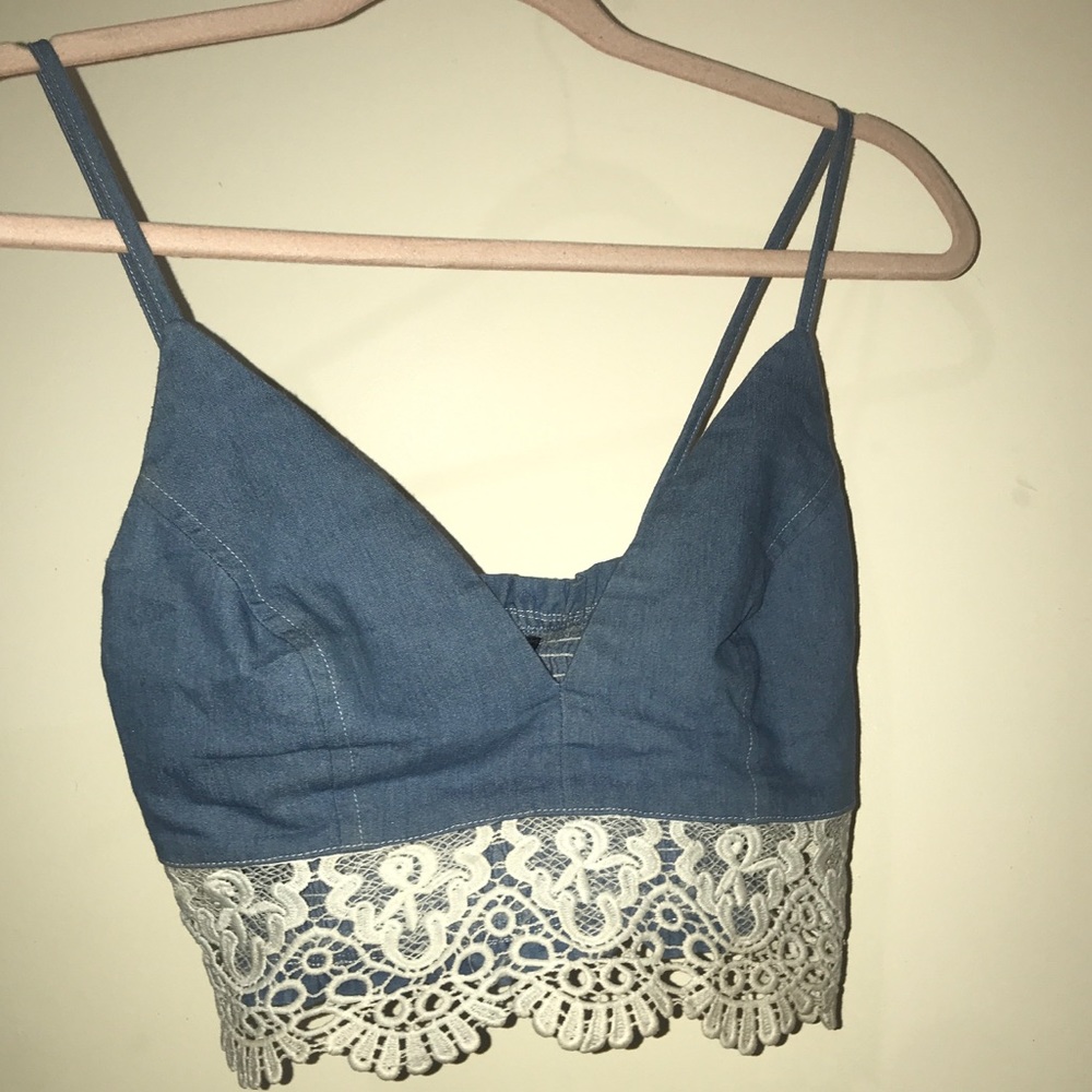 Denim Bralette